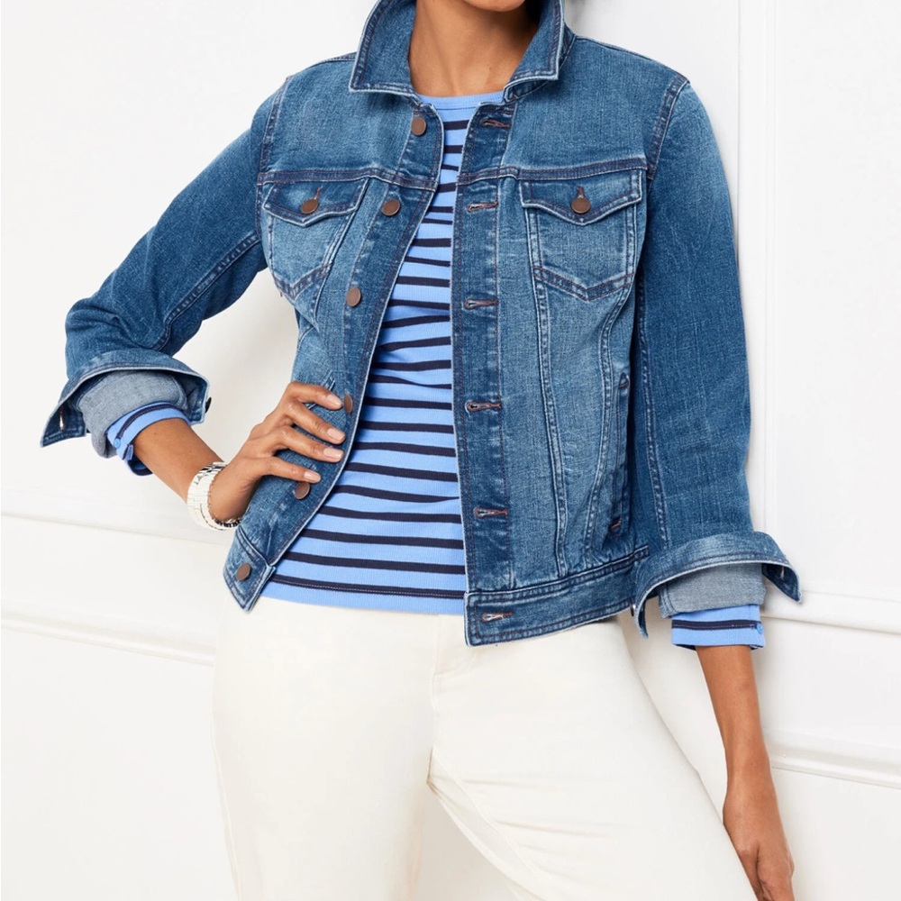 Talbots Blue Denim Jacket
